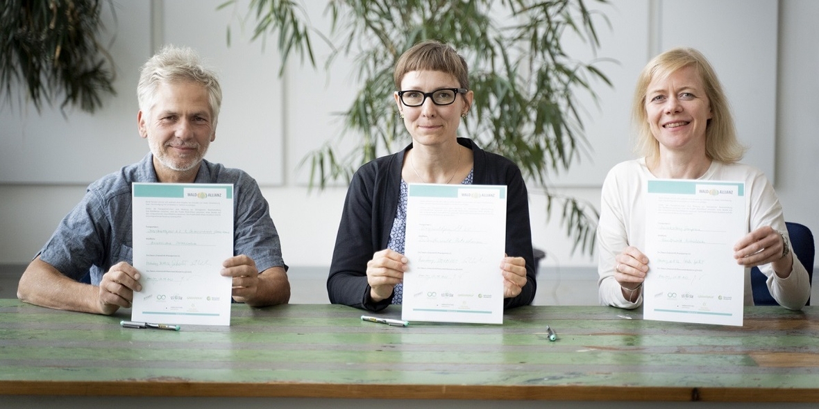 Zukunftswald Unterschönau ist neuer Partnerwald der Wald-Allianz