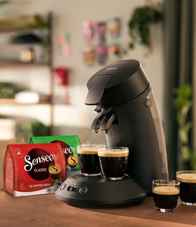 Die Kaffeemaschine Senseo Plus Eco von Philips