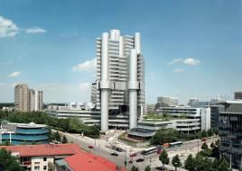 Ab sofort komplett klimaneutral: HVB Verwaltungsgebäude in München, Bild: HVB