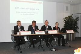 Bei der Pressekonferenz wird der neue Miele-Nachhaltigkeitsbericht vorgestellt, Fotos (3): Marion Lenzen