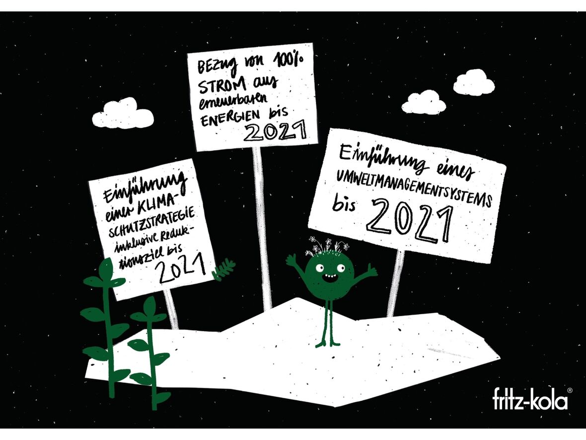 fritz-kola Nachhaltigkeitsbericht 2019 Umweltziele