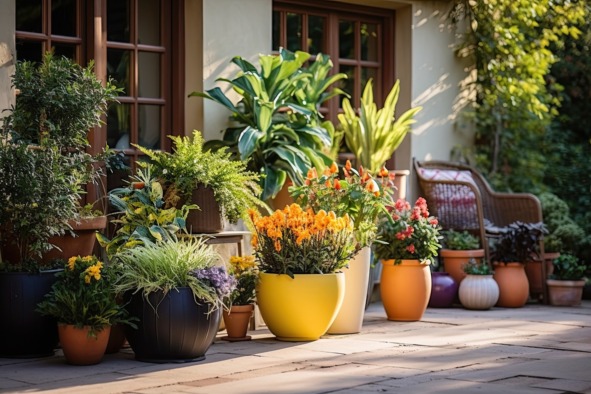 Die Terrasse mit Pflanzen klimatisieren: So geht’s