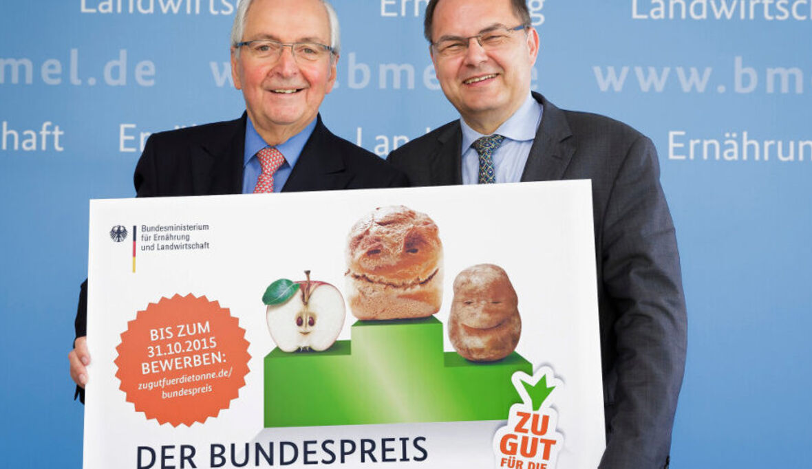 Bundespreis für Engagement gegen Lebensmittel-Verschwendung