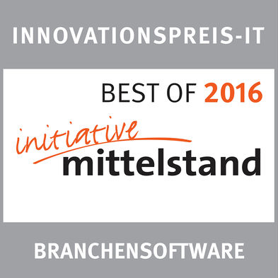 CSRmanager gehört zu den besten Branchenlösungen beim Innovationspreis-IT, Best of 2016, der Initiative Mittelstand.