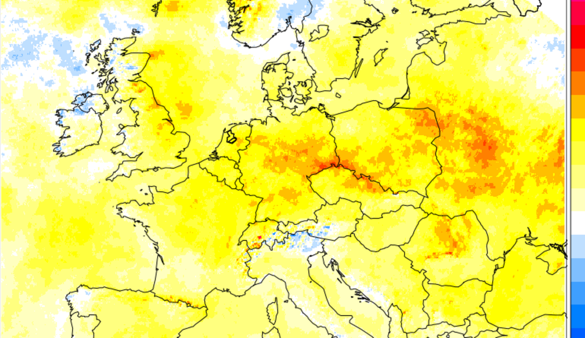 Es wird immer wärmer in Europa