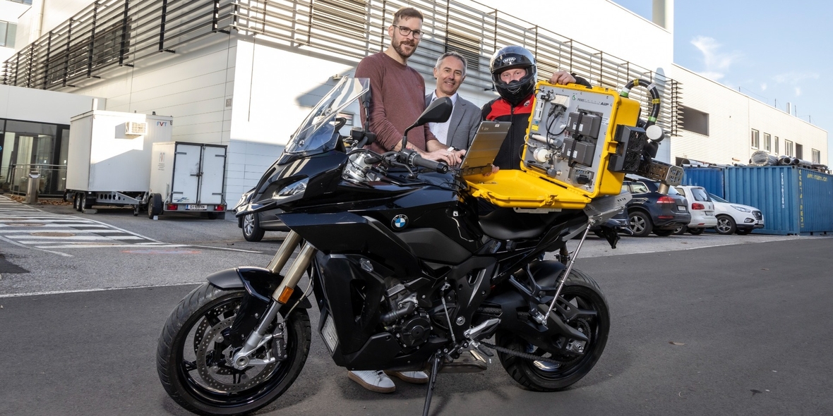 Realitätsnahe Emissionstests für Motorräder, Mopeds und Quads