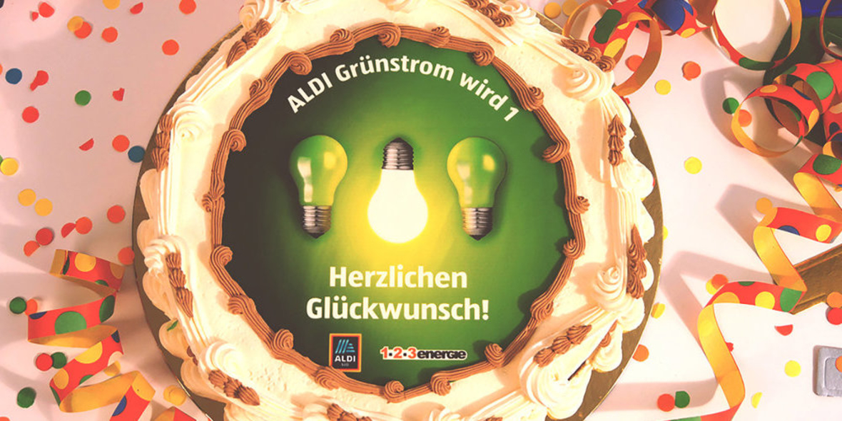 Ein Jahr ALDI Grünstrom