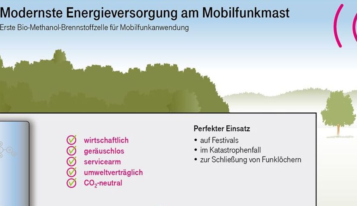 Mit klimaneutralem Mobilfunk-Standort gegen Funklöcher