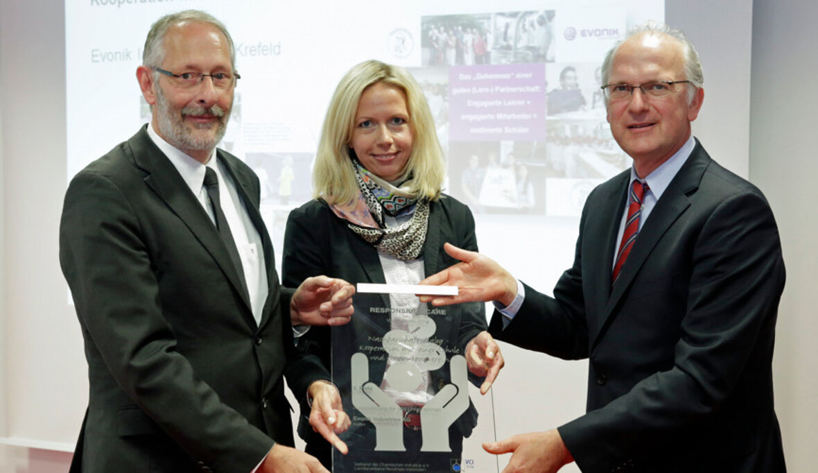 Evonik erhält Responsible-Care-Award NRW