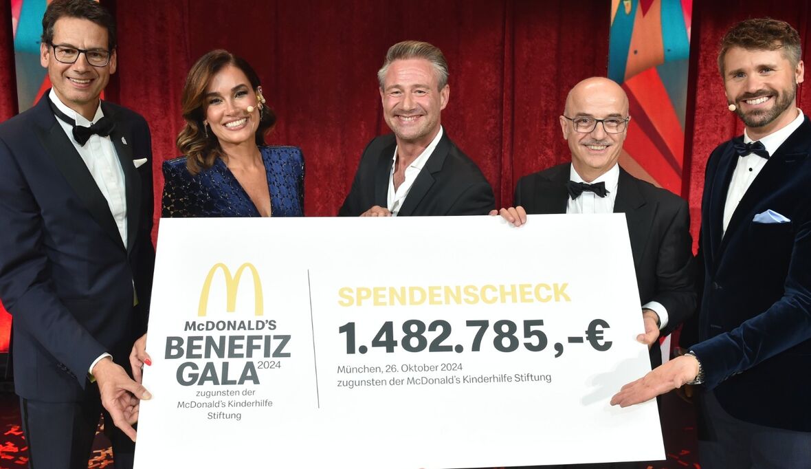 Rekorderlös bei McDonald’s Benefizgala für Kinder