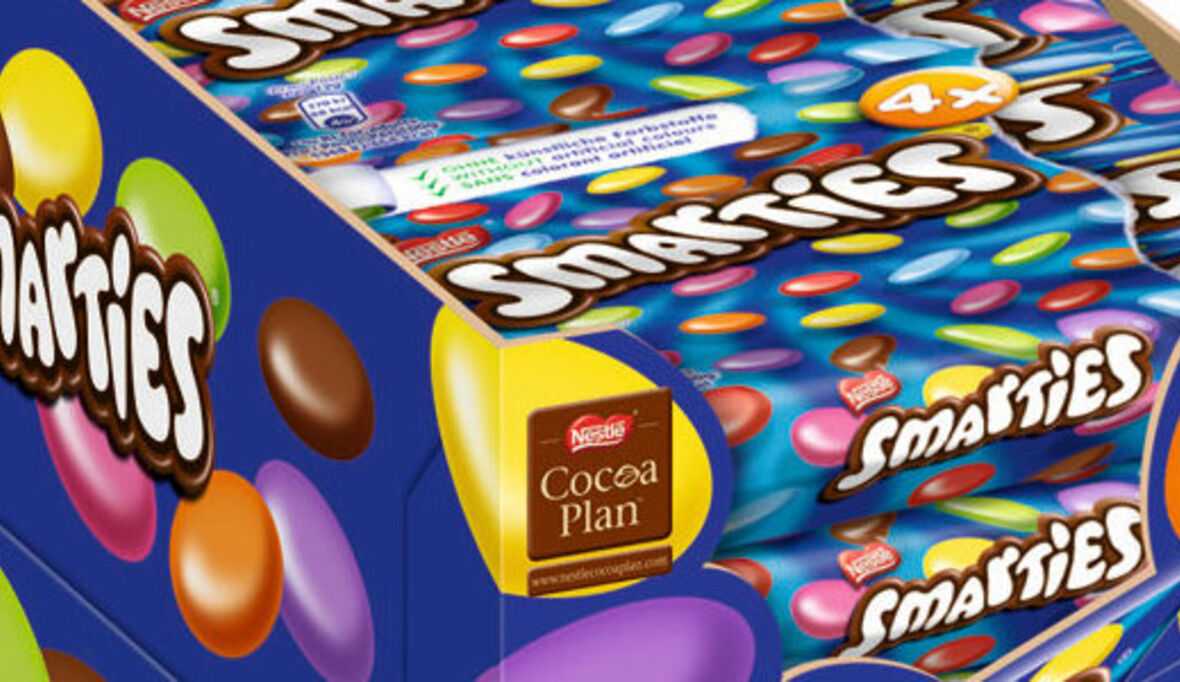 Kit Kat, Smarties und Choco Crossies aus 100 Prozent nachhaltigem Kakao