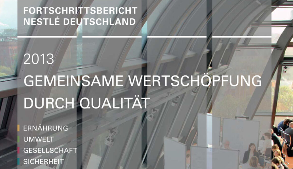 Nestlé Deutschland berichtet erstmals über Qualitätsprogramm