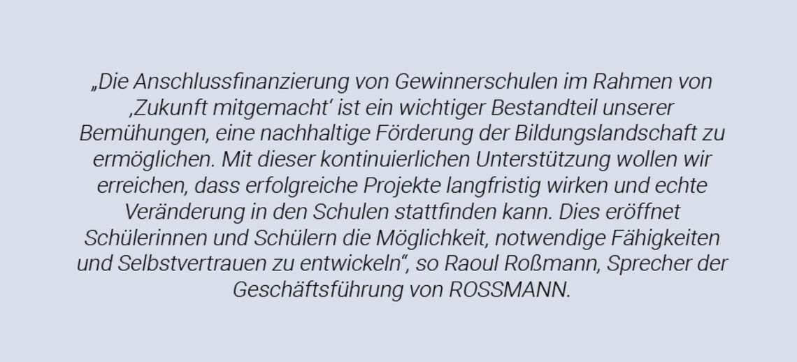 Raoul Roßmann, Sprecher der Geschäftsführung von  ROSSMANN