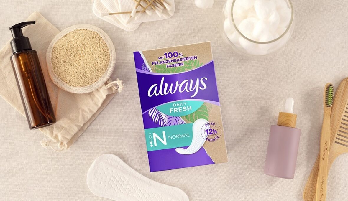 P&G: Always Slipeinlagen Innovation hergestellt in Deutschland