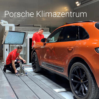 Blickpunkt Porsche auf UmweltDialog Klimazentrum