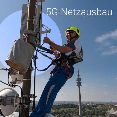 Blickpunkt Telefónica auf UmweltDialog 5G Netzausbau