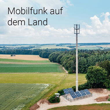 Blickpunkt Telefónica auf UmweltDialog Mobilfunk auf dem Land