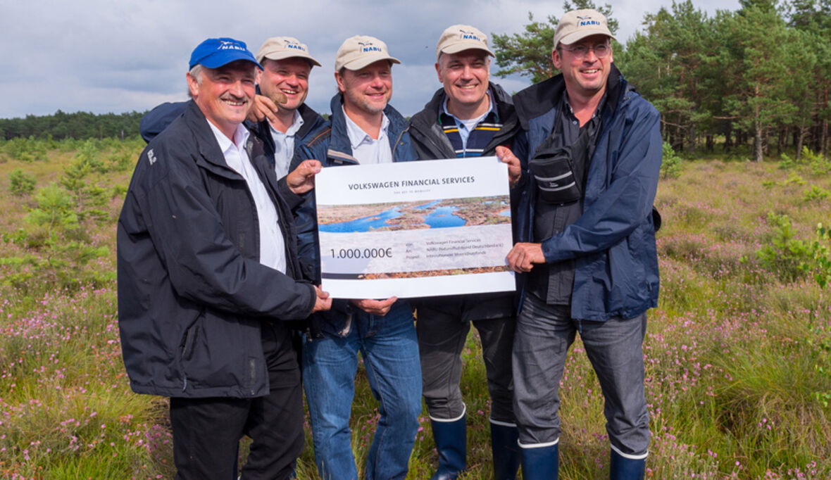 Moorschutzfonds von NABU und Volkswagen nimmt Fahrt auf