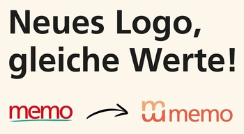 memo neues Logo, alte Werte