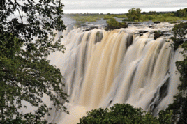 Wasserfälle in Sambia. Foto: KfW-Bankengruppe, Pietro Sutera