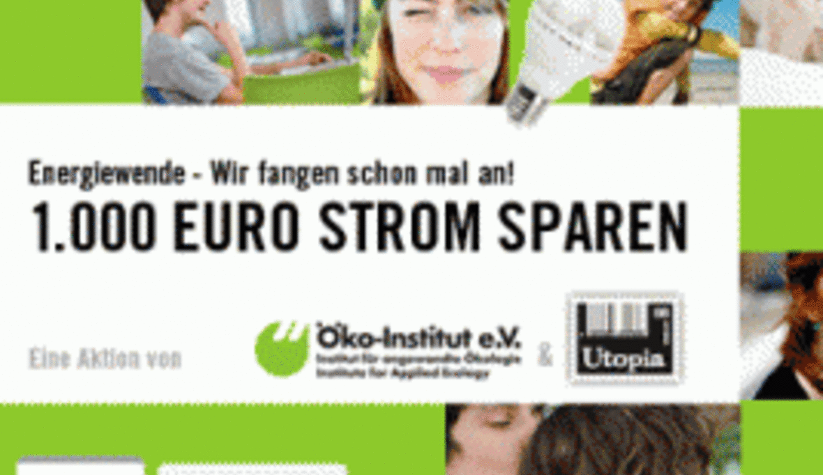 Kampagne „1.000 Euro Strom sparen“