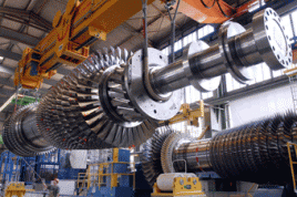 Gasturbine von Siemens. Foto: Siemens AG