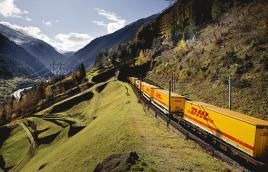 Klimafreundlichen Zugtransport reduziert CO2-Emissionen, Foto: Deutsche Post DHL