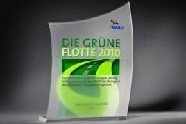 Der Umwelt-Award "Grüne Flotte" zeichnet ökologisch wegweisendes Fuhrparkmanagement aus. Bild: VW