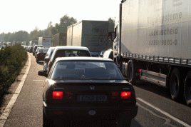 Stau: Autonome Autos können ihn verhindern. Foto: Marion Lenzen