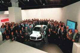 Erfolgreicher Abschluss des e performance Projekthauses. Foto: Audi