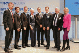 Die Preisträger des RWE Zukunftspreis 2011 für Nachwuchsforscher. Foto: RWE